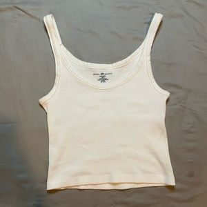 White Brandy Melville tank top crop